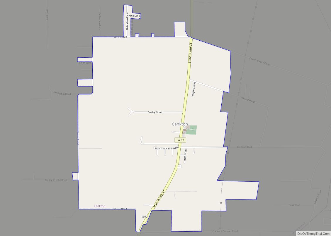 Map of Cankton village