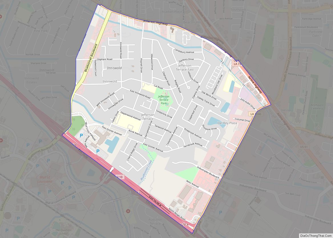 Map of Inniswold CDP