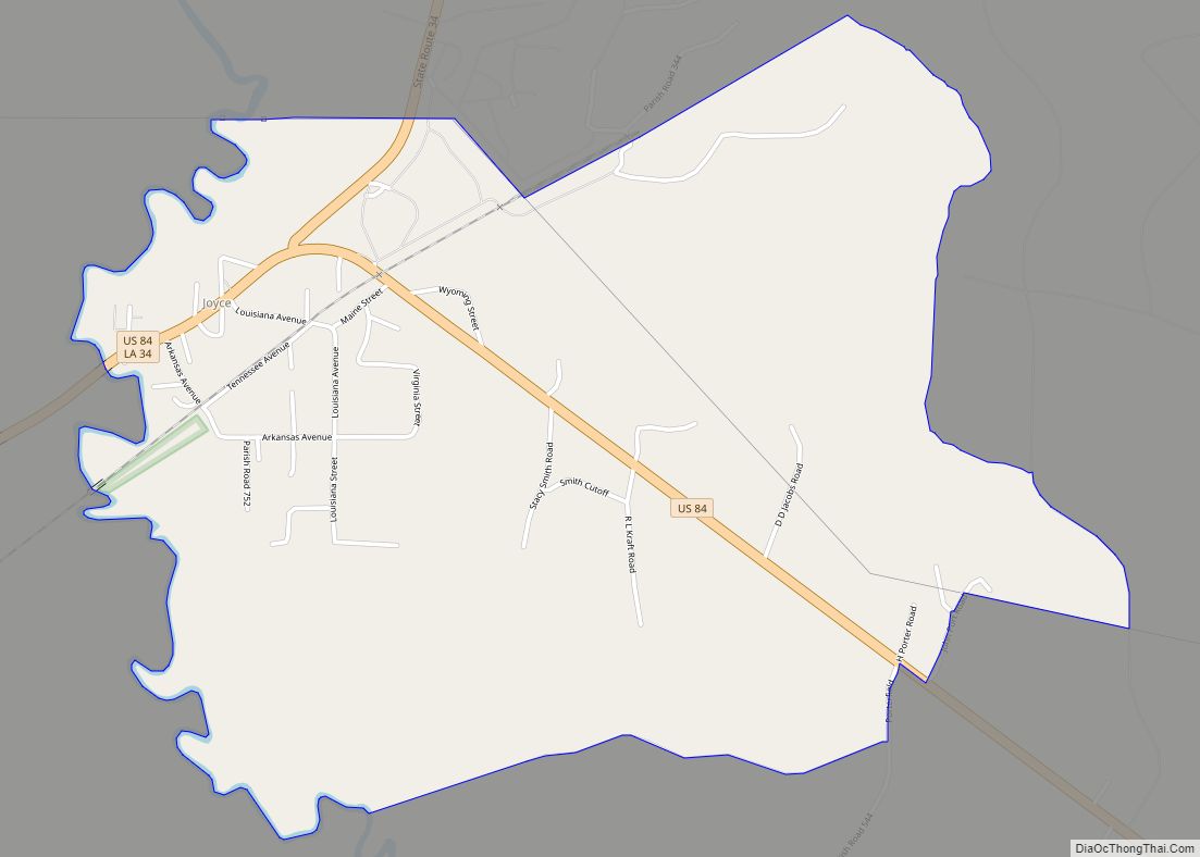 Map of Joyce CDP