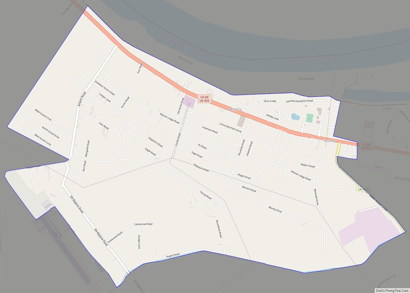 Map of Minorca CDP