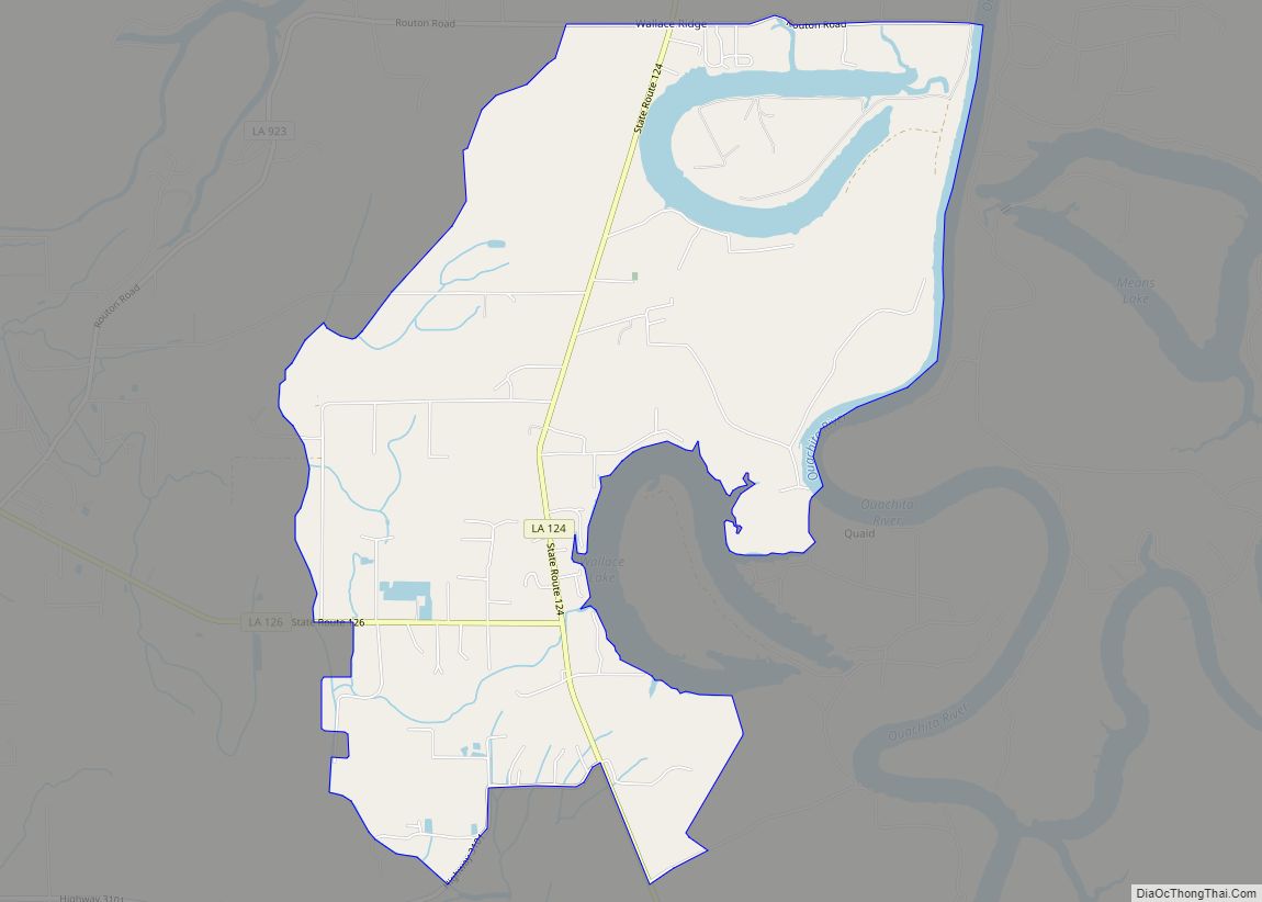 Map of Wallace Ridge CDP