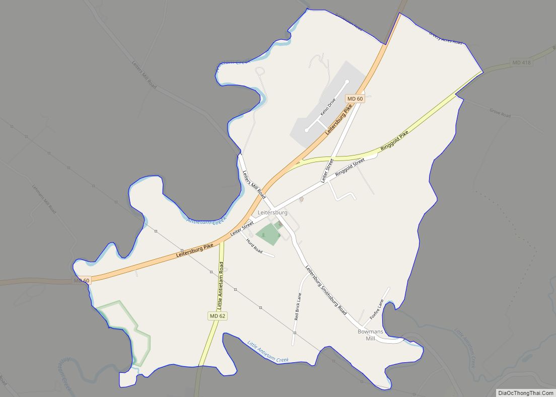 Map of Leitersburg CDP