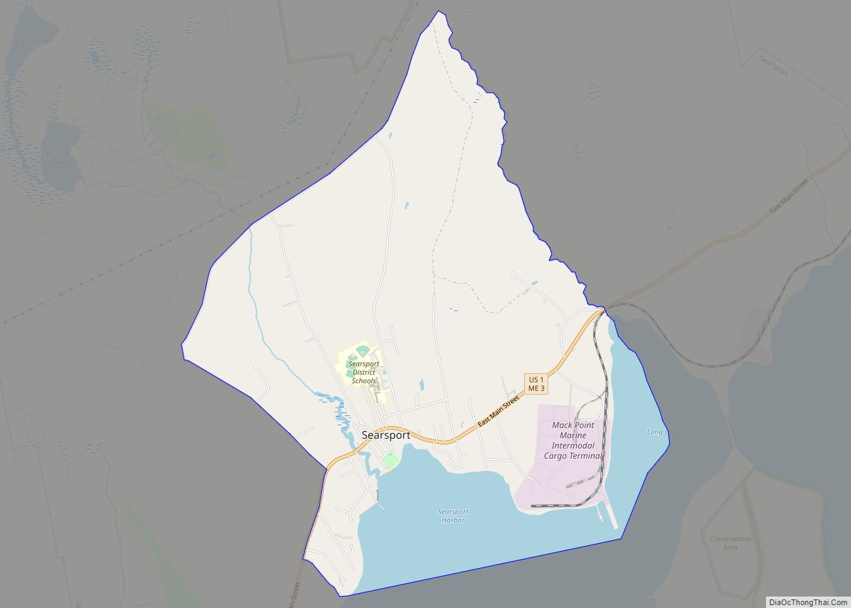 Map of Searsport CDP