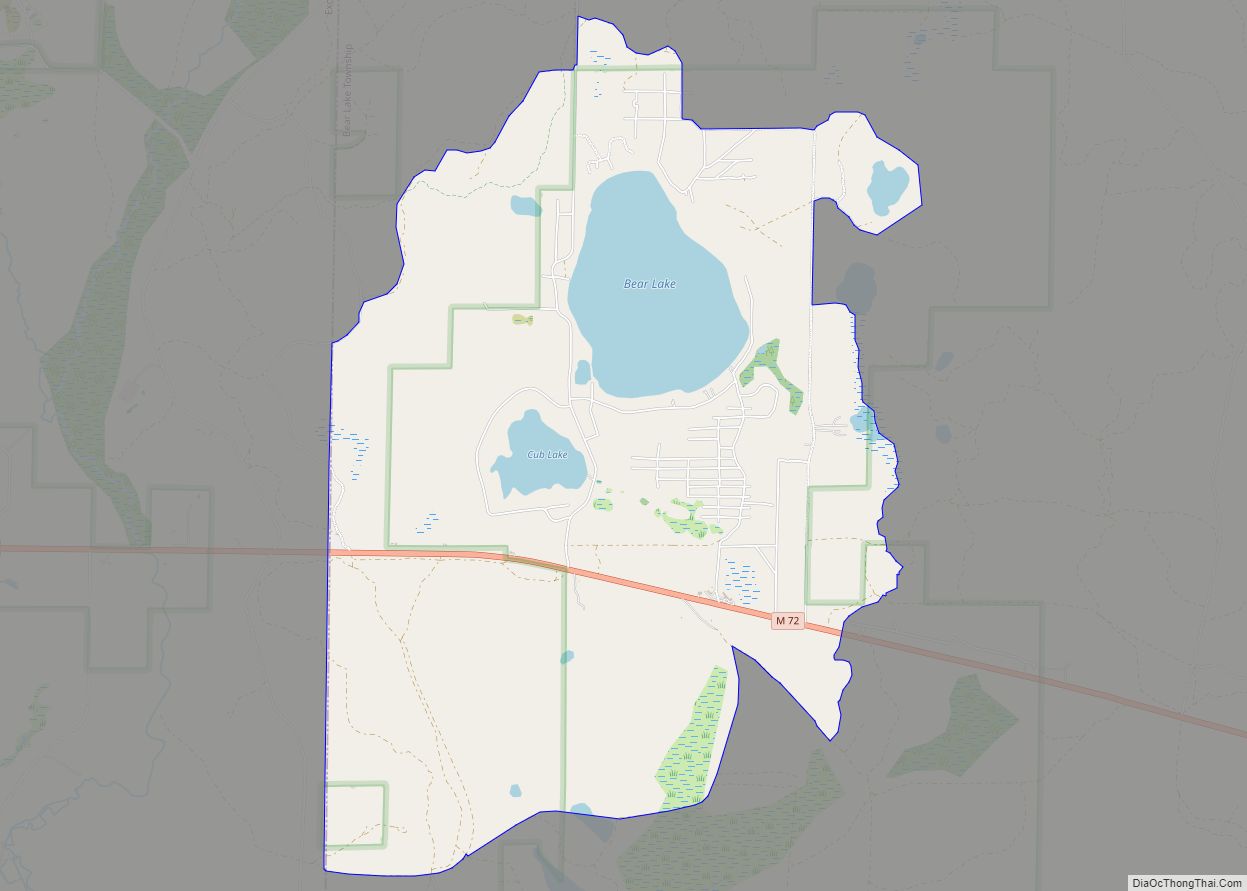 Map of Bear Lake CDP