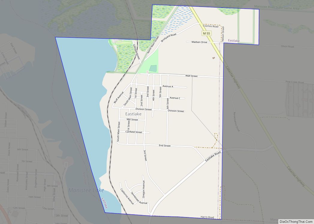 Map of Eastlake village