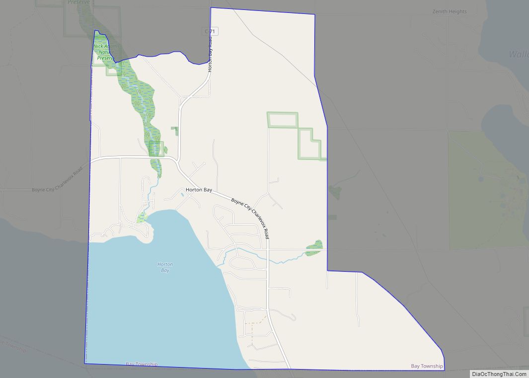 Map of Horton Bay CDP