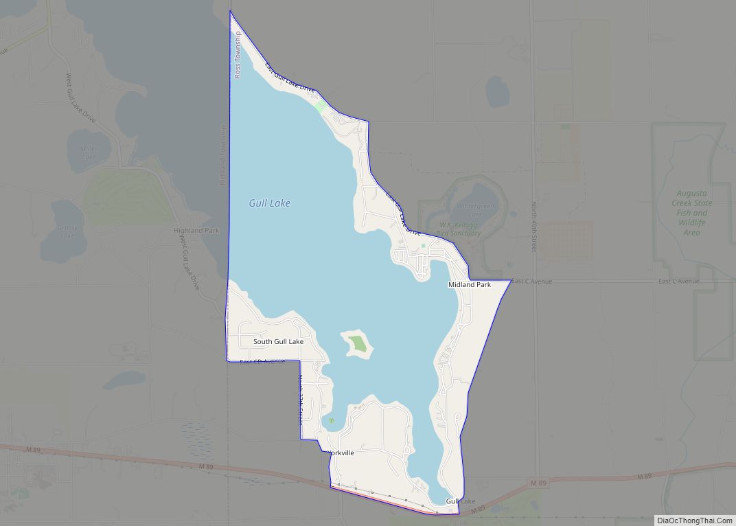Map of South Gull Lake CDP