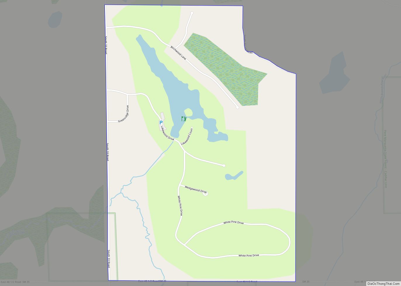 Map of Wedgewood CDP