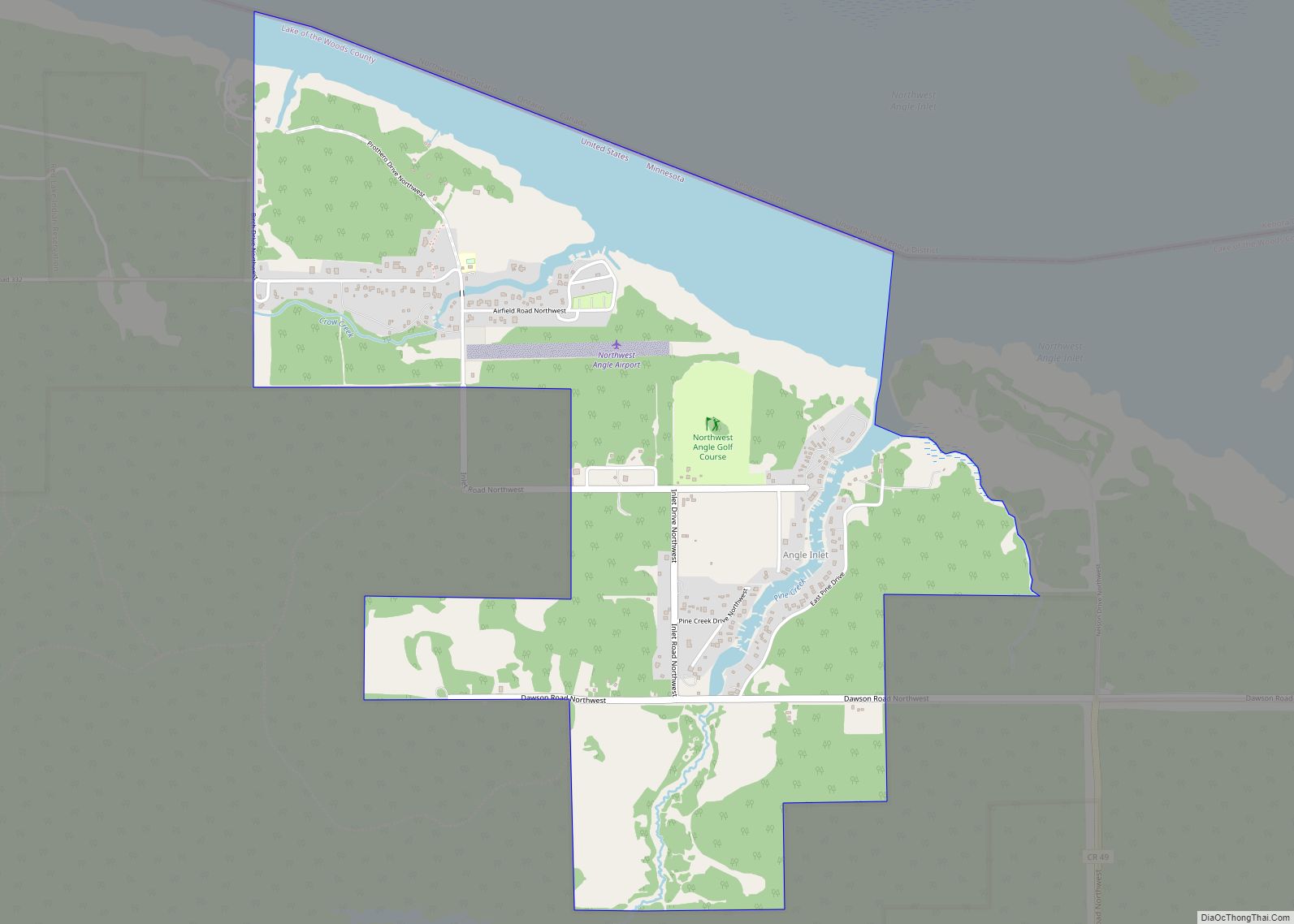 Map of Angle Inlet CDP