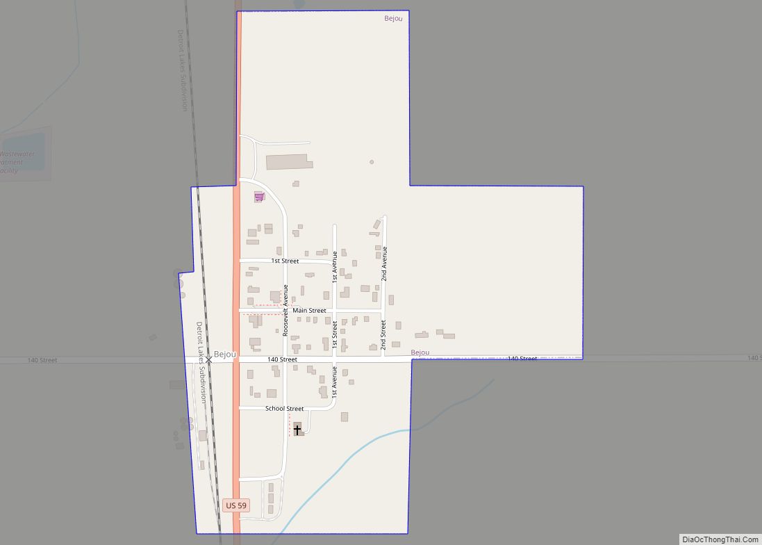 Map of Bejou city