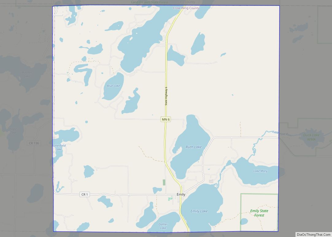 Map of Emily city