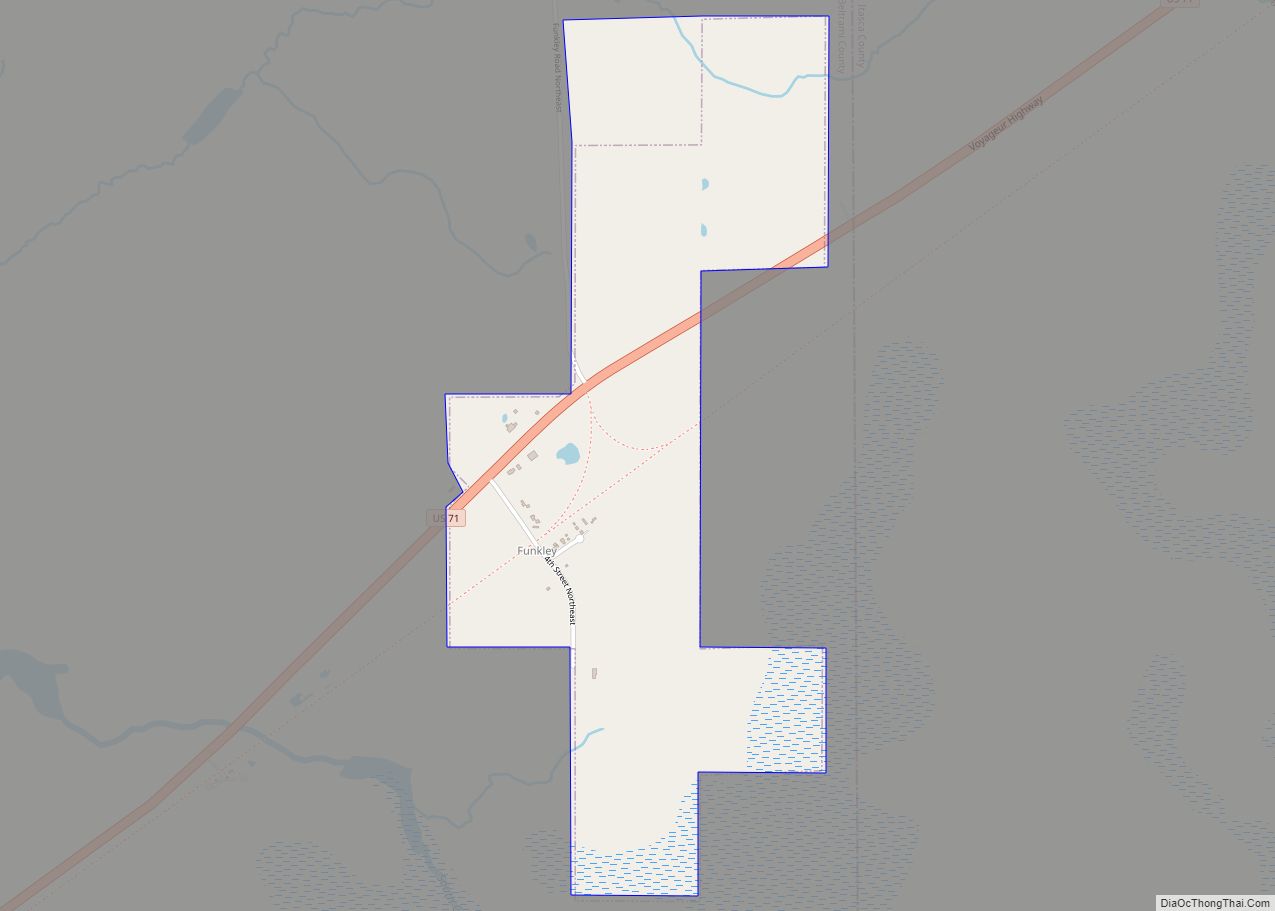 Map of Funkley city