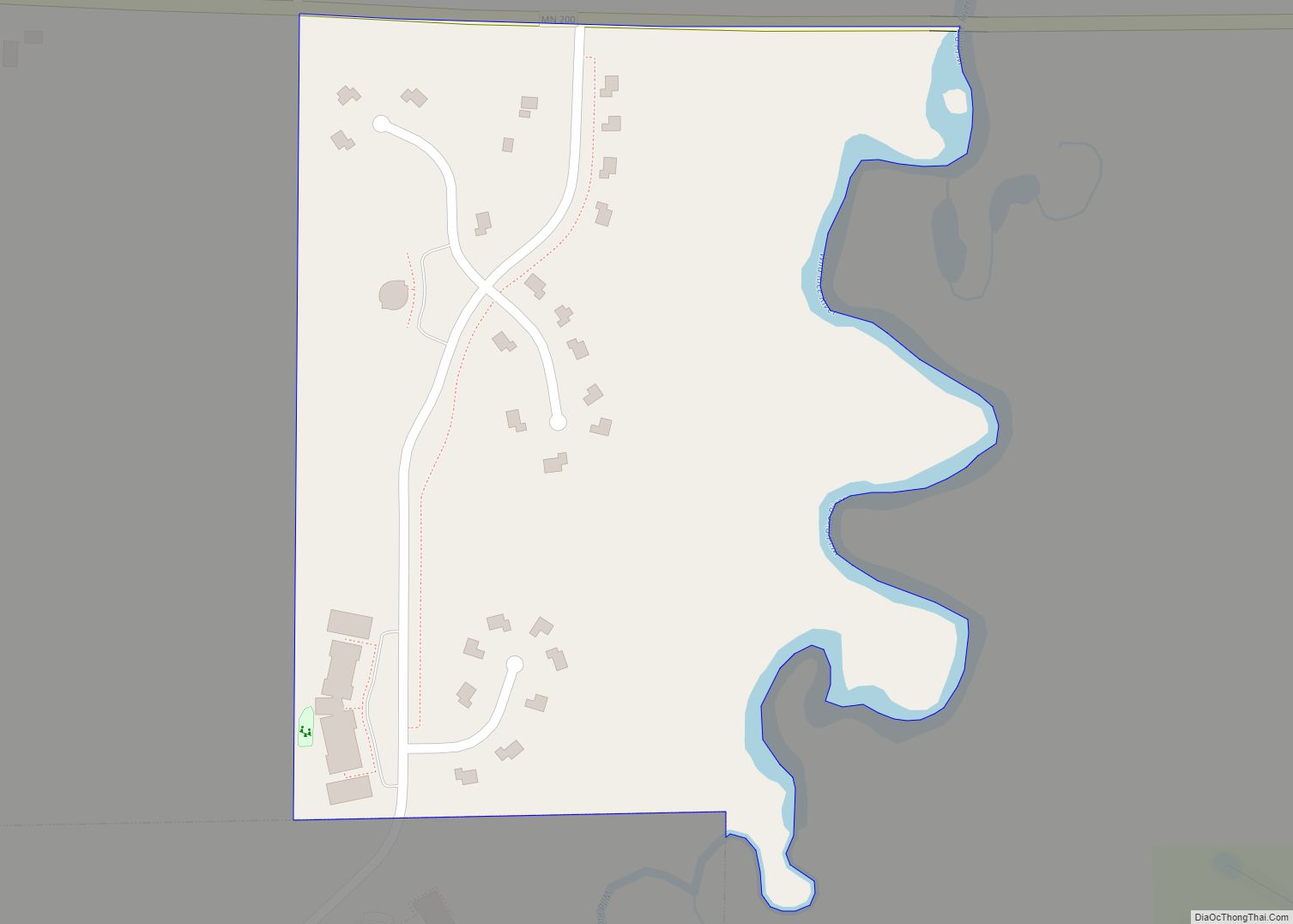 Map of Riverland CDP