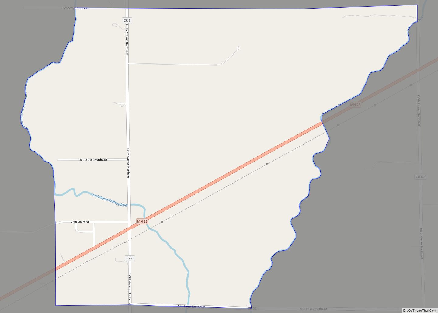 Map of Ronneby CDP