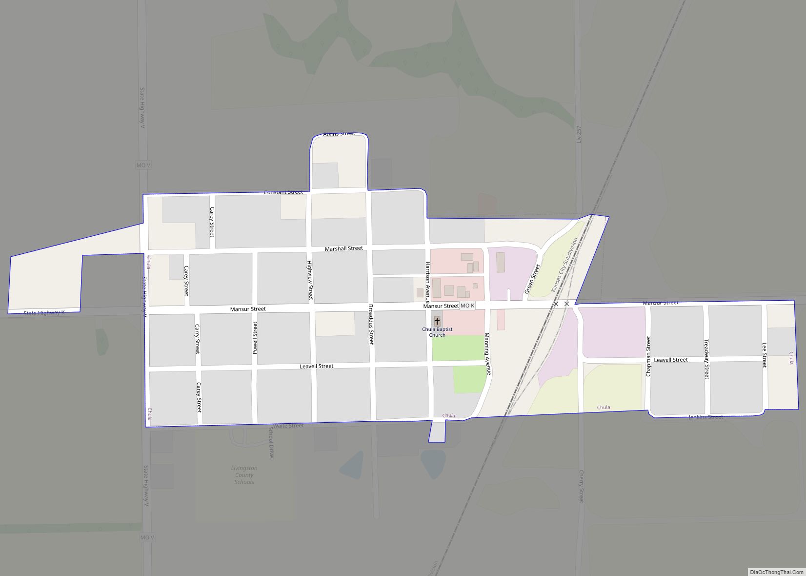 Map of Chula city