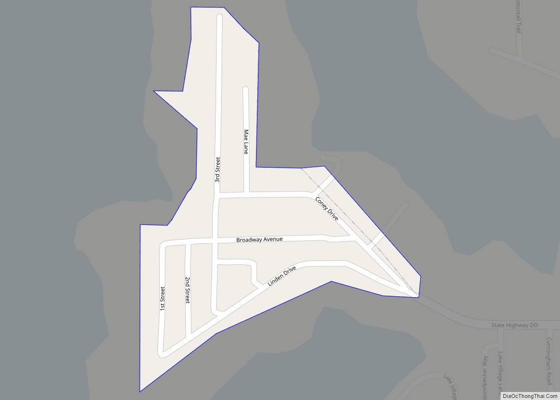 Map of Coney Island village