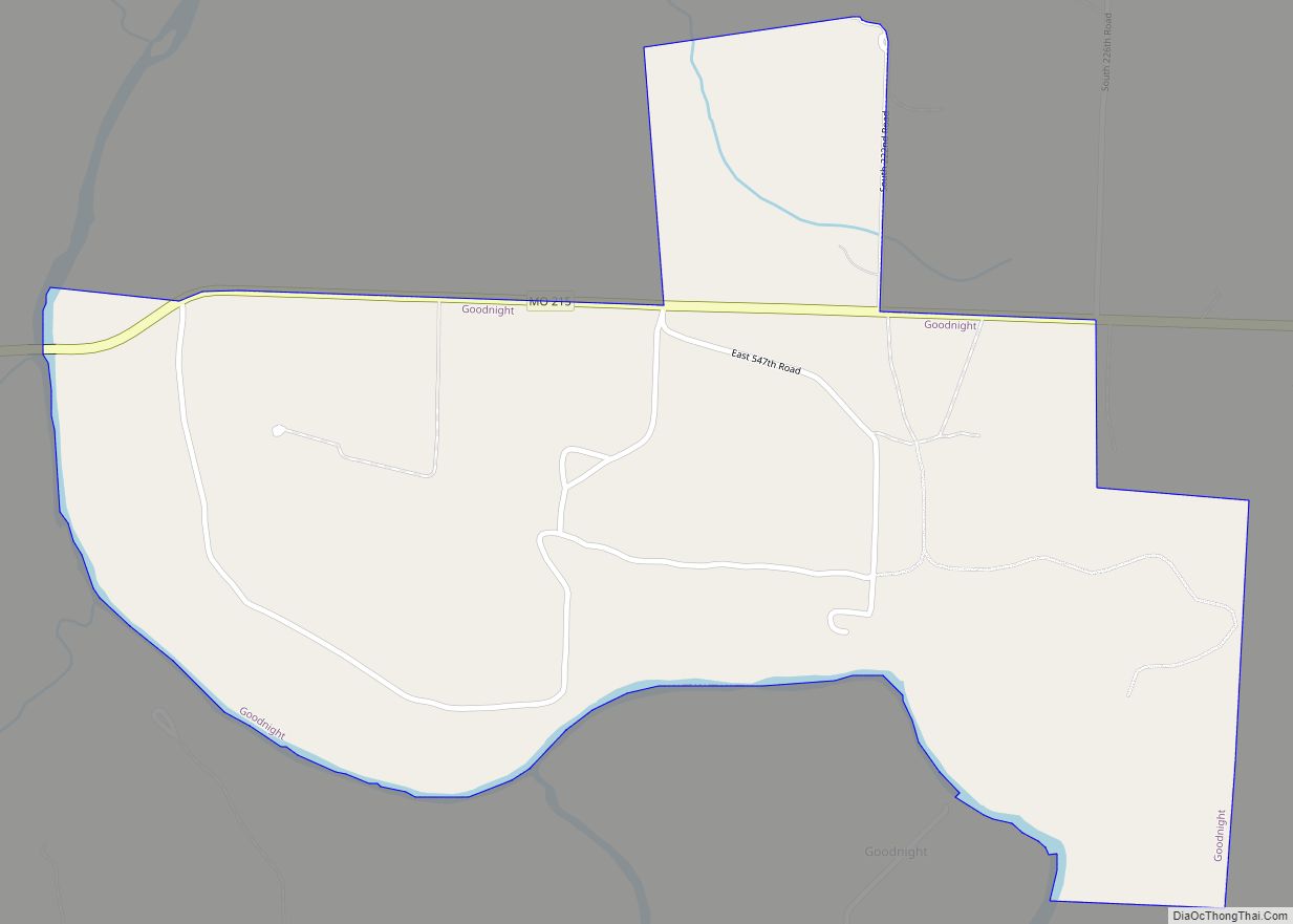 Map of Goodnight village