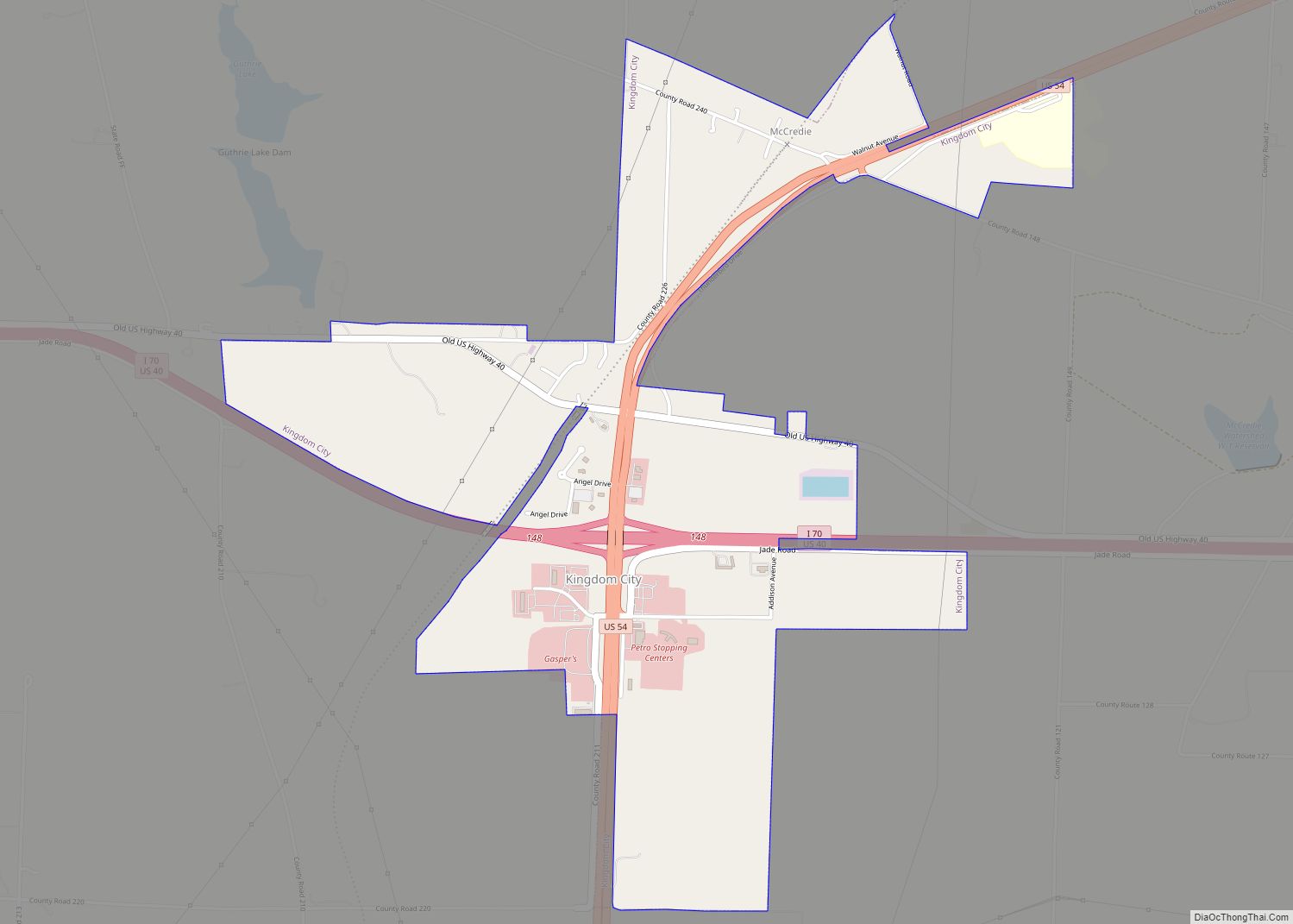 Map of Kingdom City village