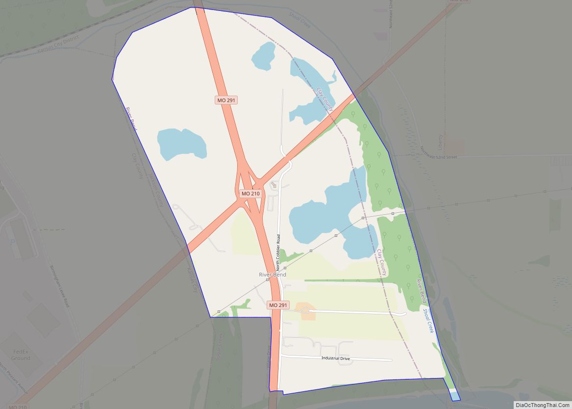Map of River Bend village