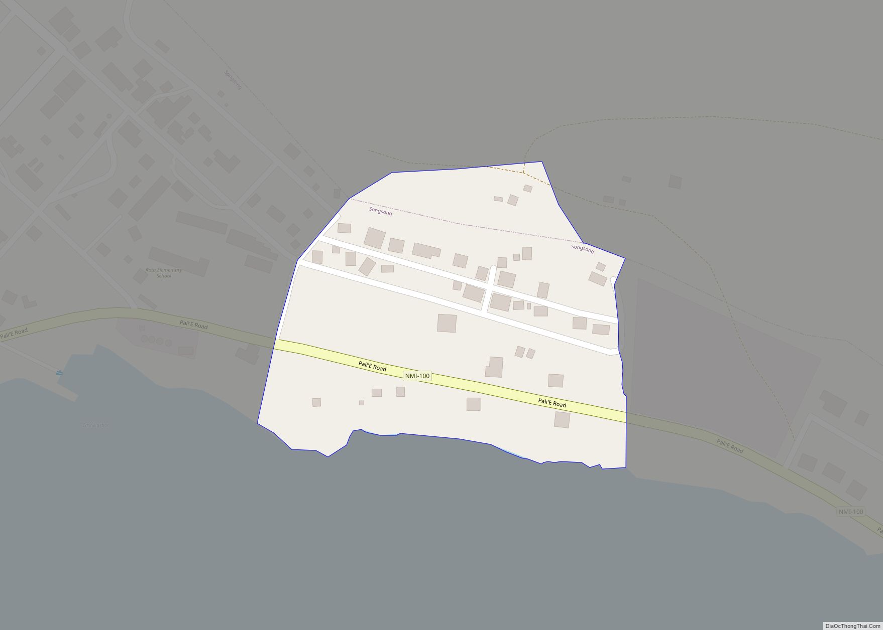 Map of Annex F village