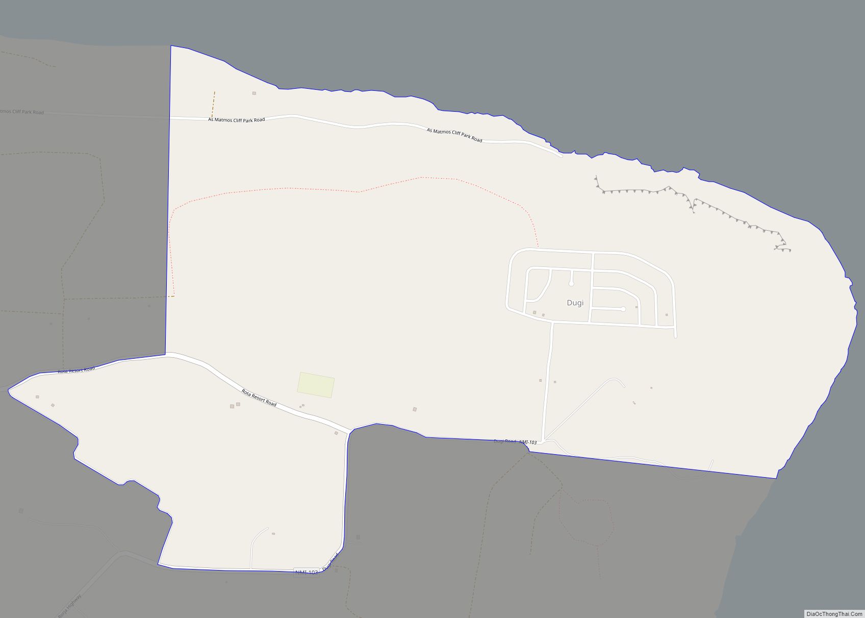 Map of Duge village
