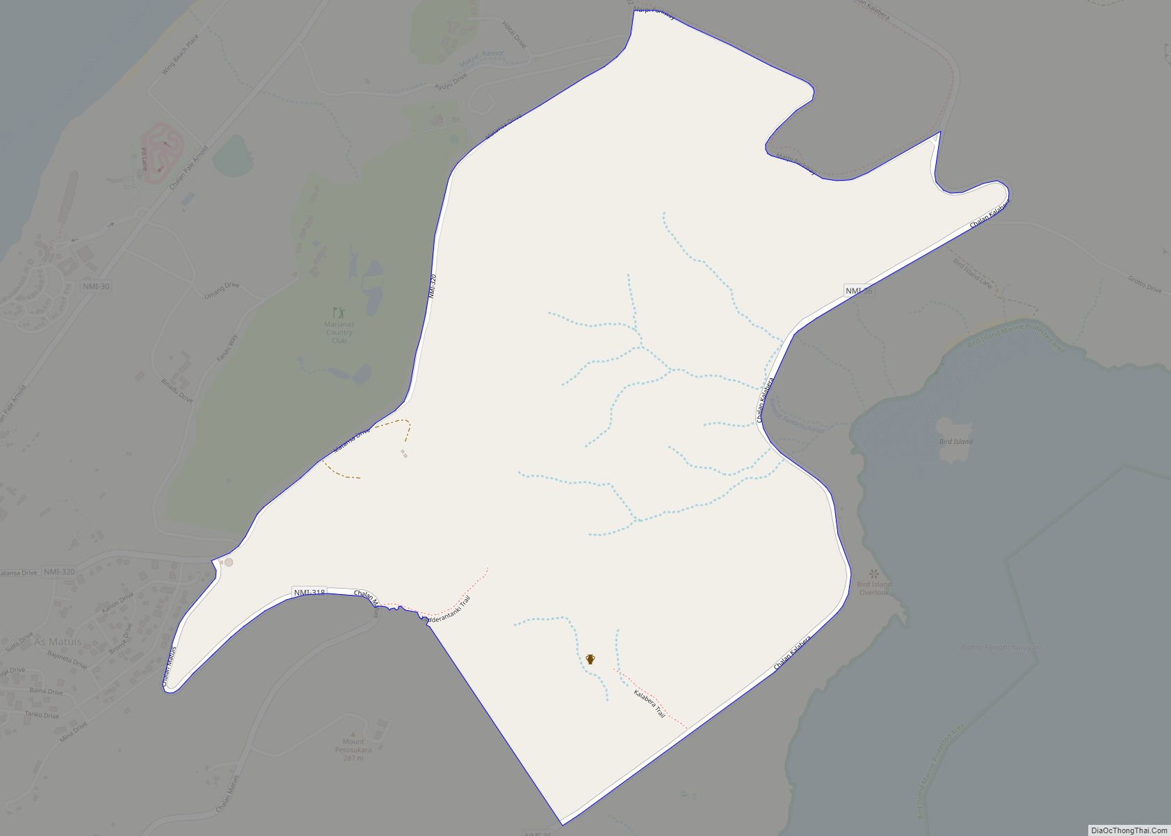 Map of Fanonchuluyan village