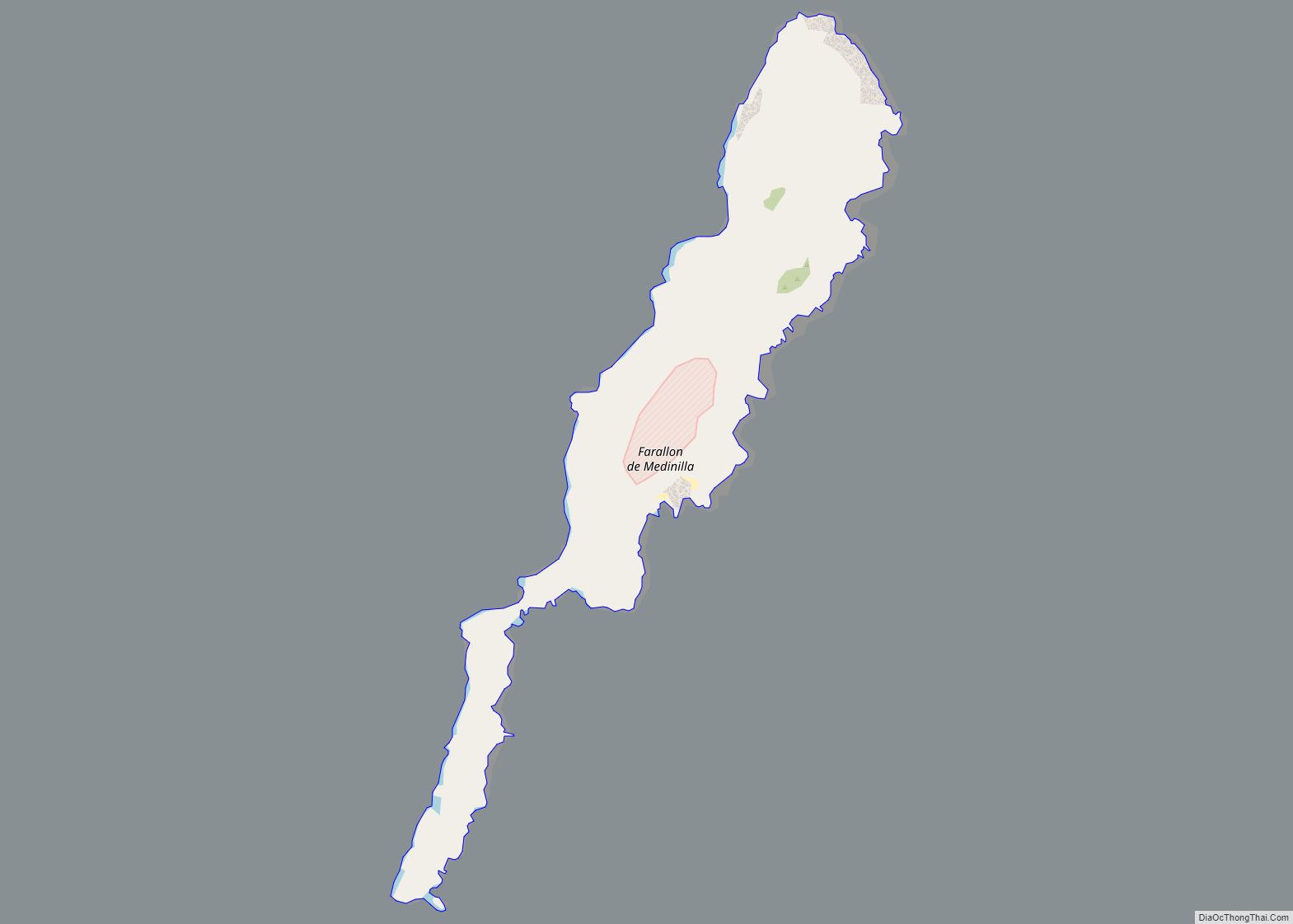 Map of Farallon de Medinilla village