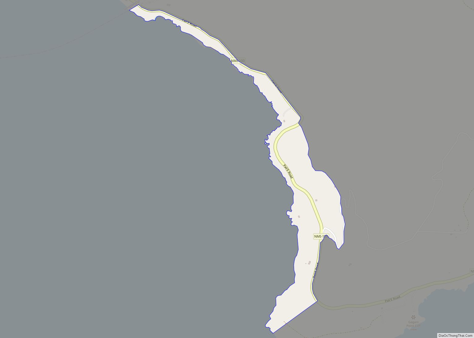 Map of Gagani village