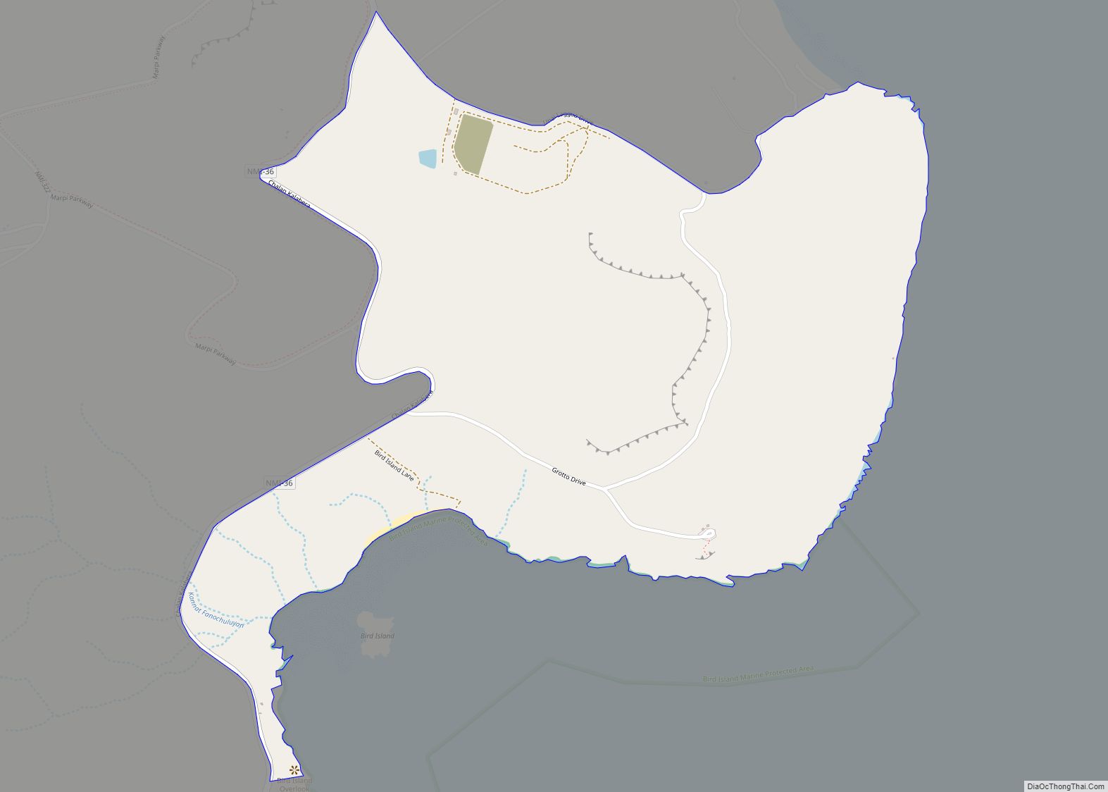 Map of I Maddok village