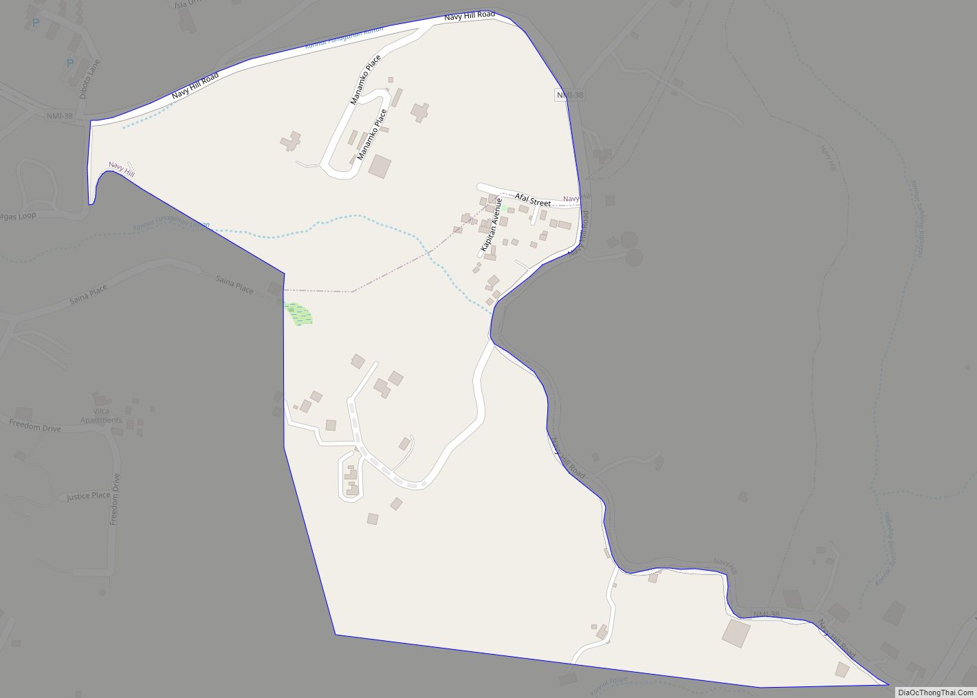 Map of Maturana Hill village