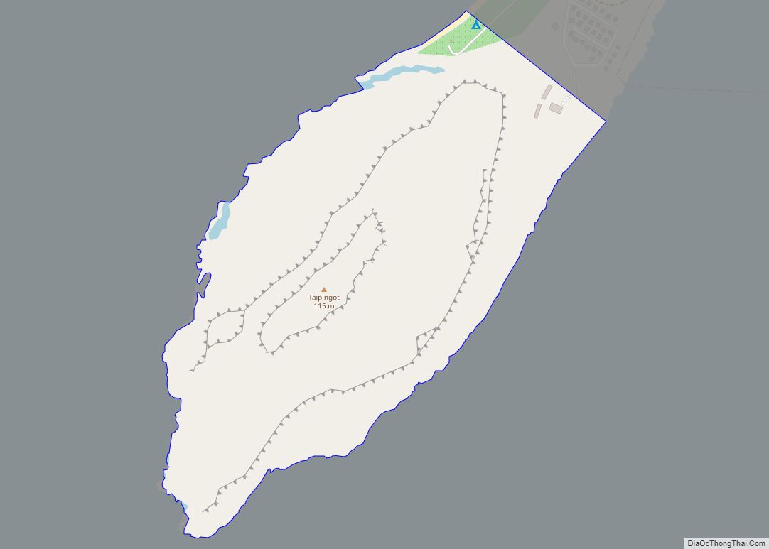 Map of Mount Taipingot village
