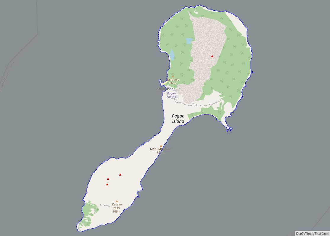 Map of Pagan village