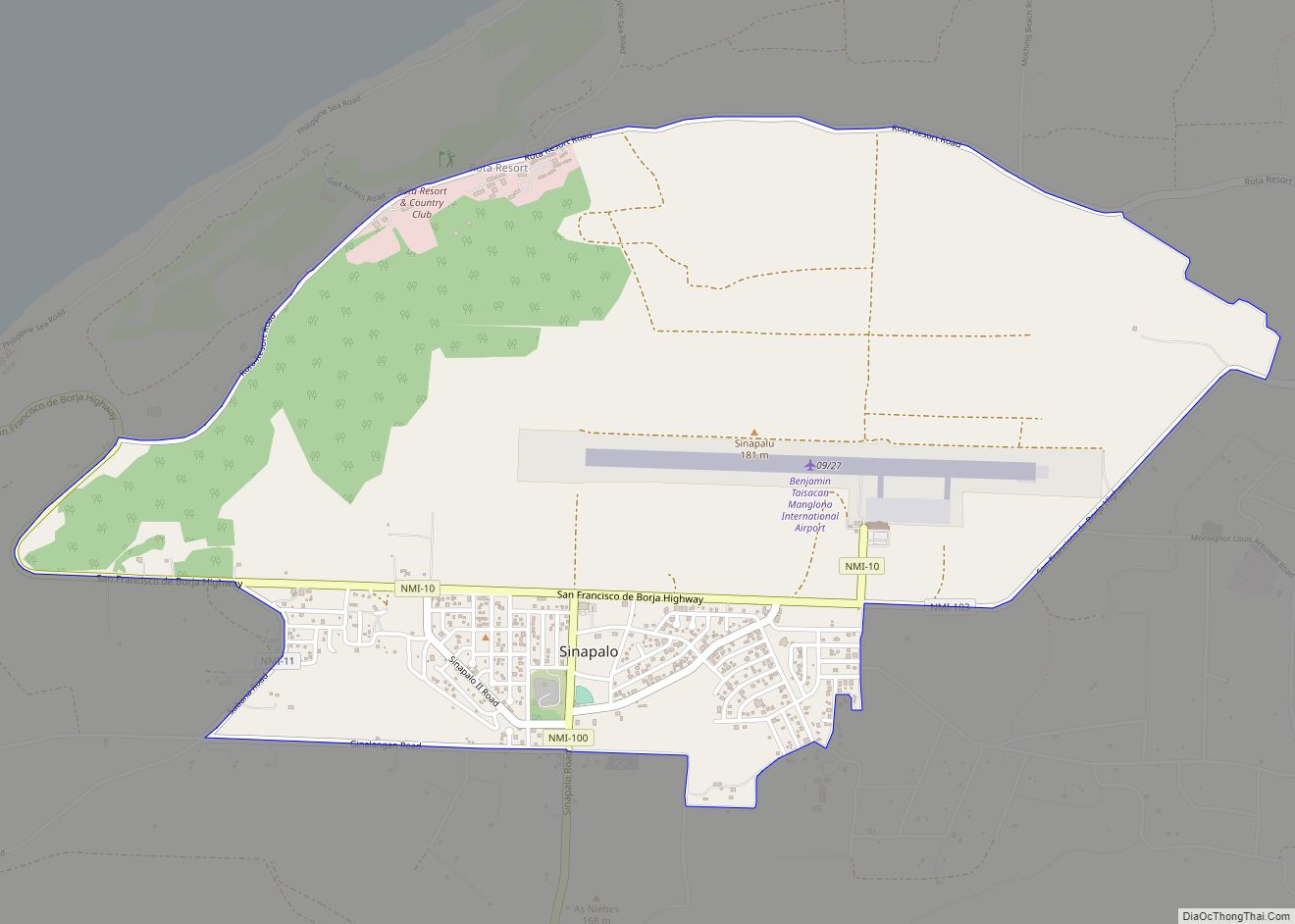 Map of Sinapalo village