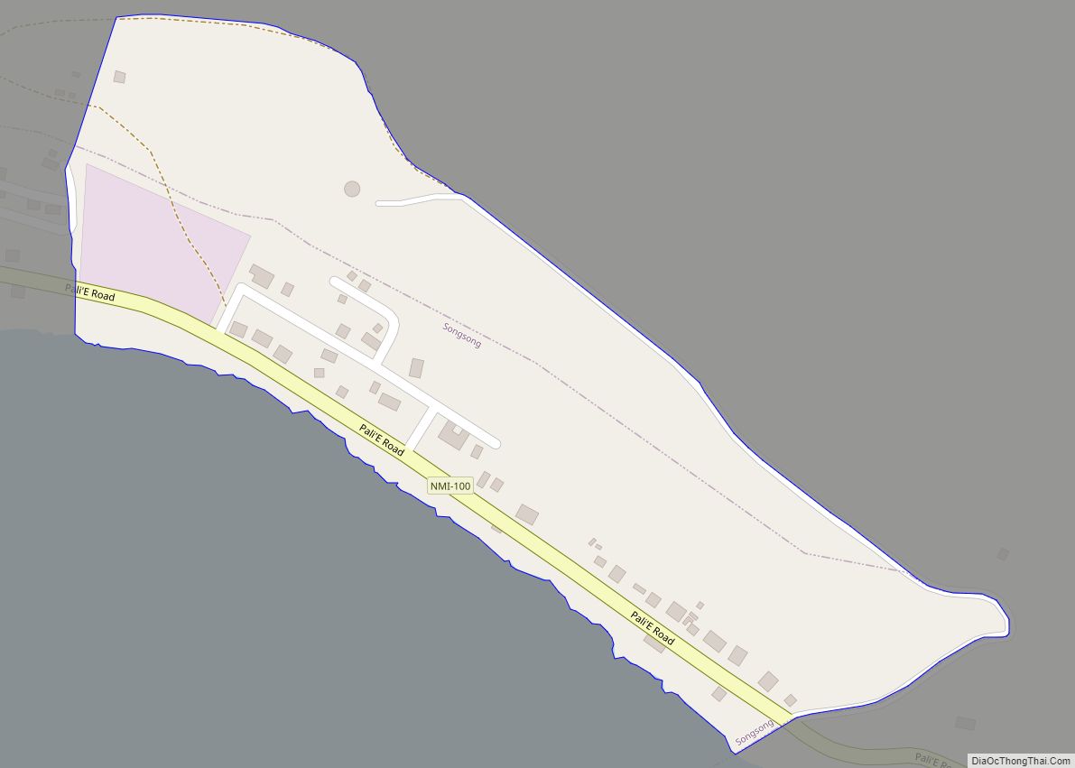 Map of Tenetu village