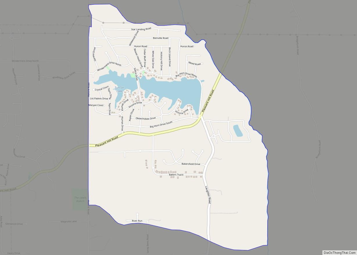 Map of Bridgetown CDP