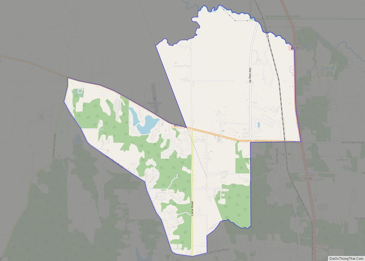 Map of Lyman CDP