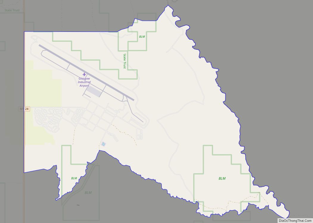 Map of St. Marie CDP