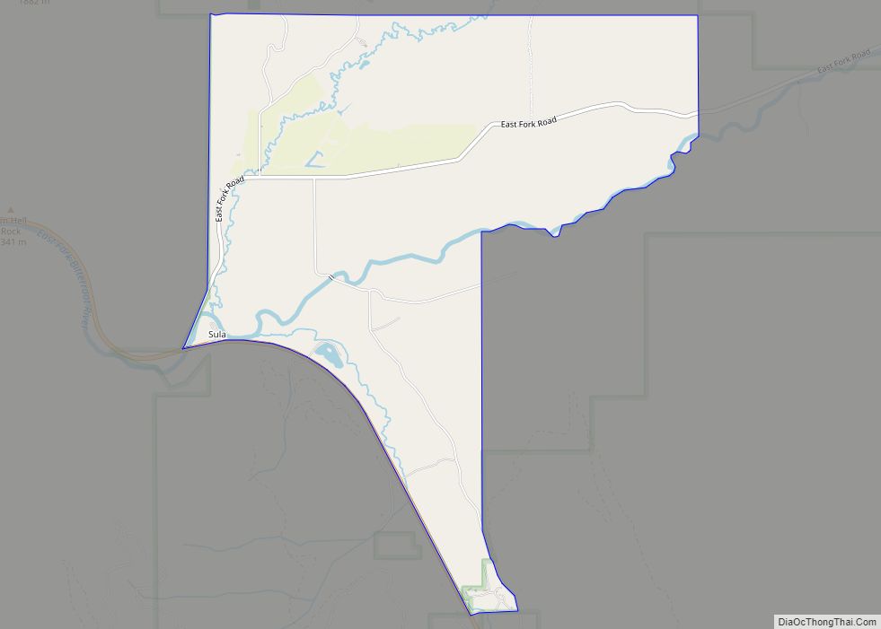 Map of Sula CDP