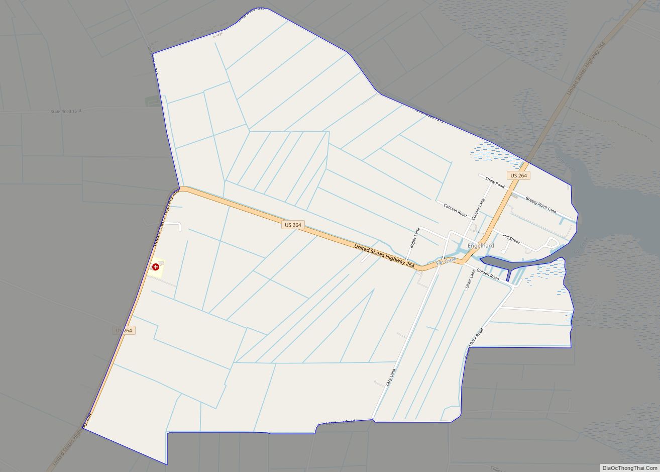 Map of Engelhard CDP