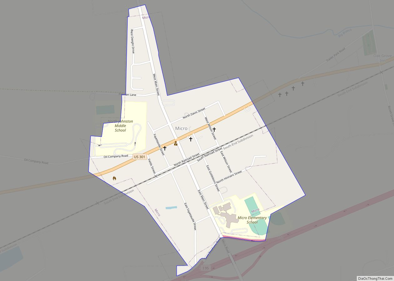 Map of Micro town