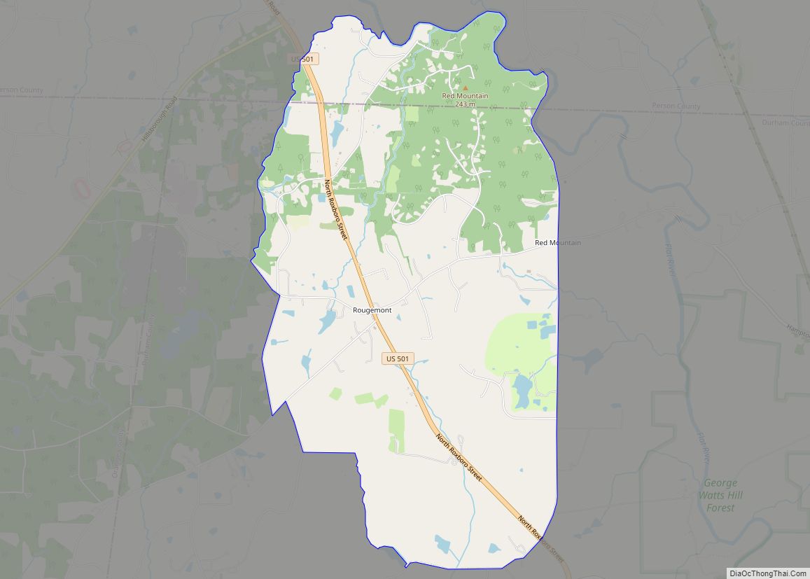 Map of Rougemont CDP