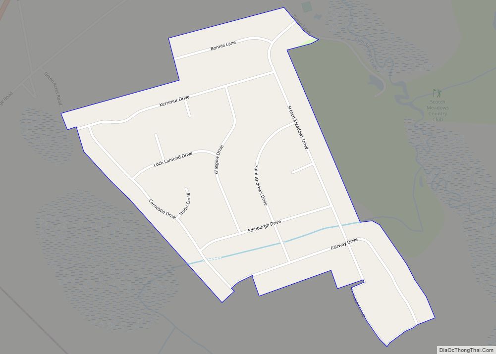 Map of Scotch Meadows CDP