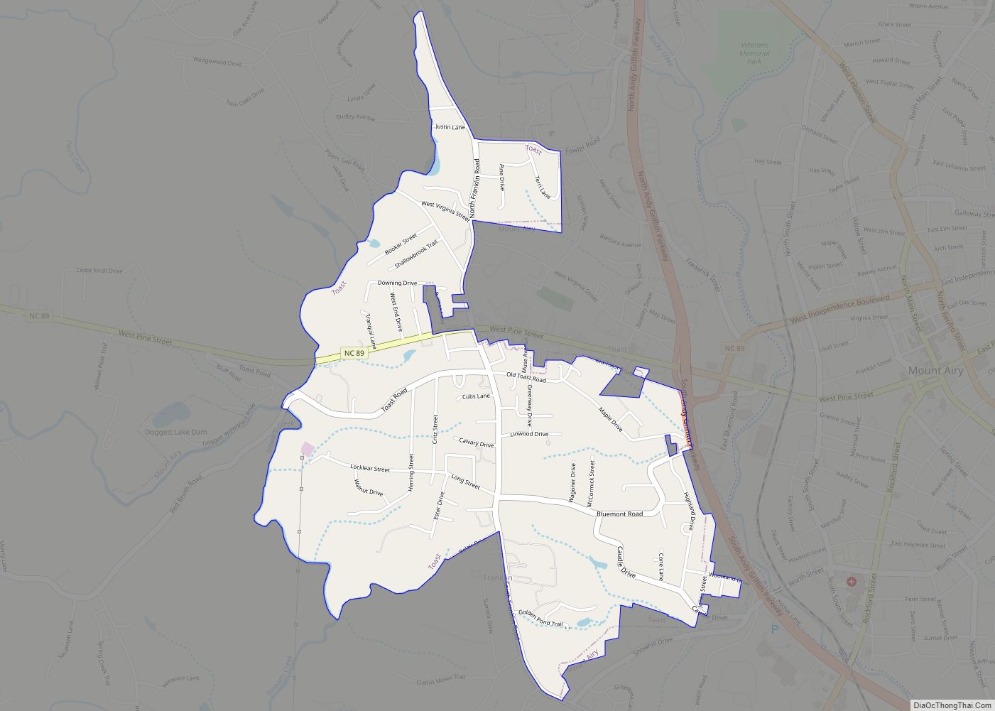 Map of Toast CDP