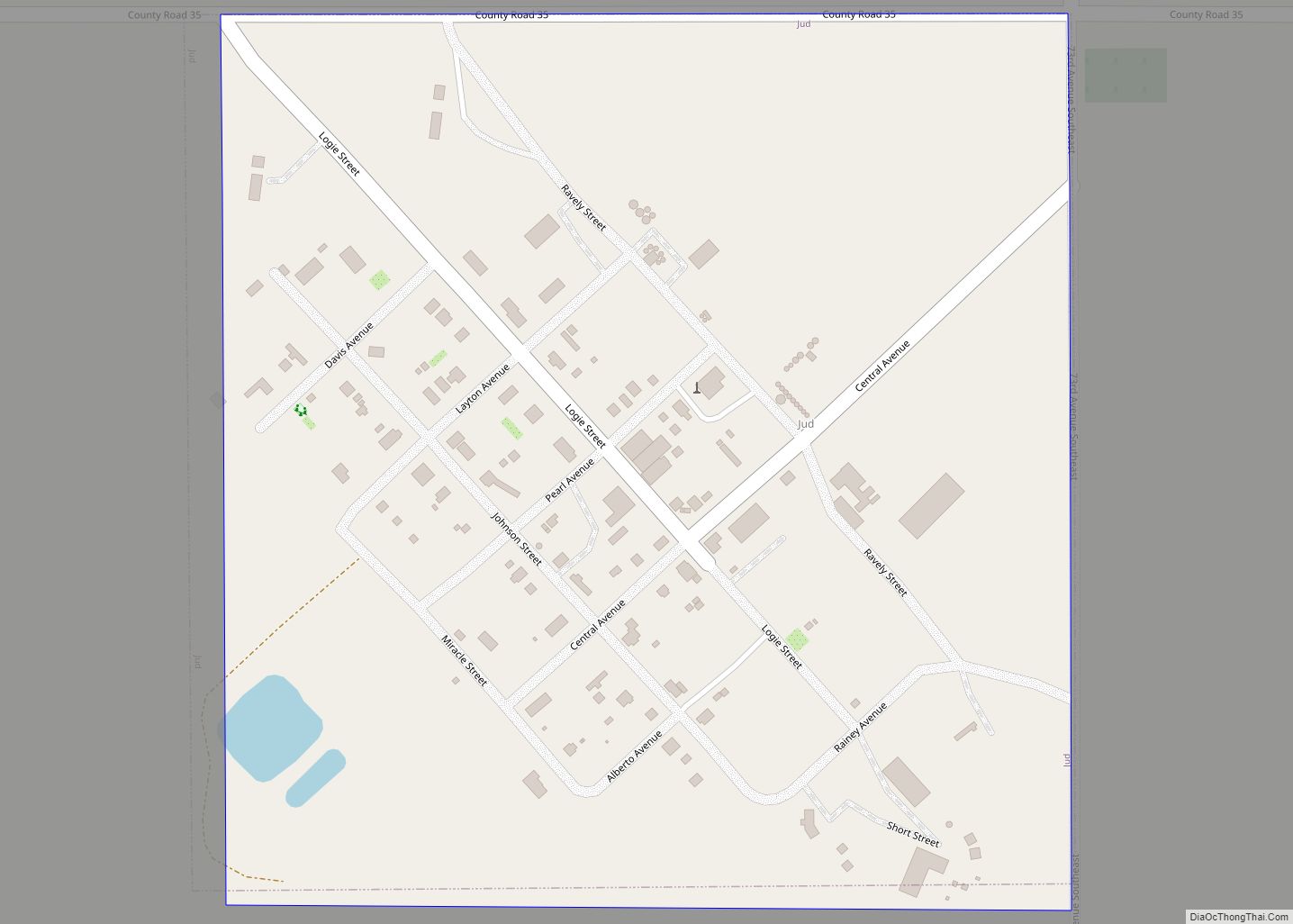 Map of Jud city