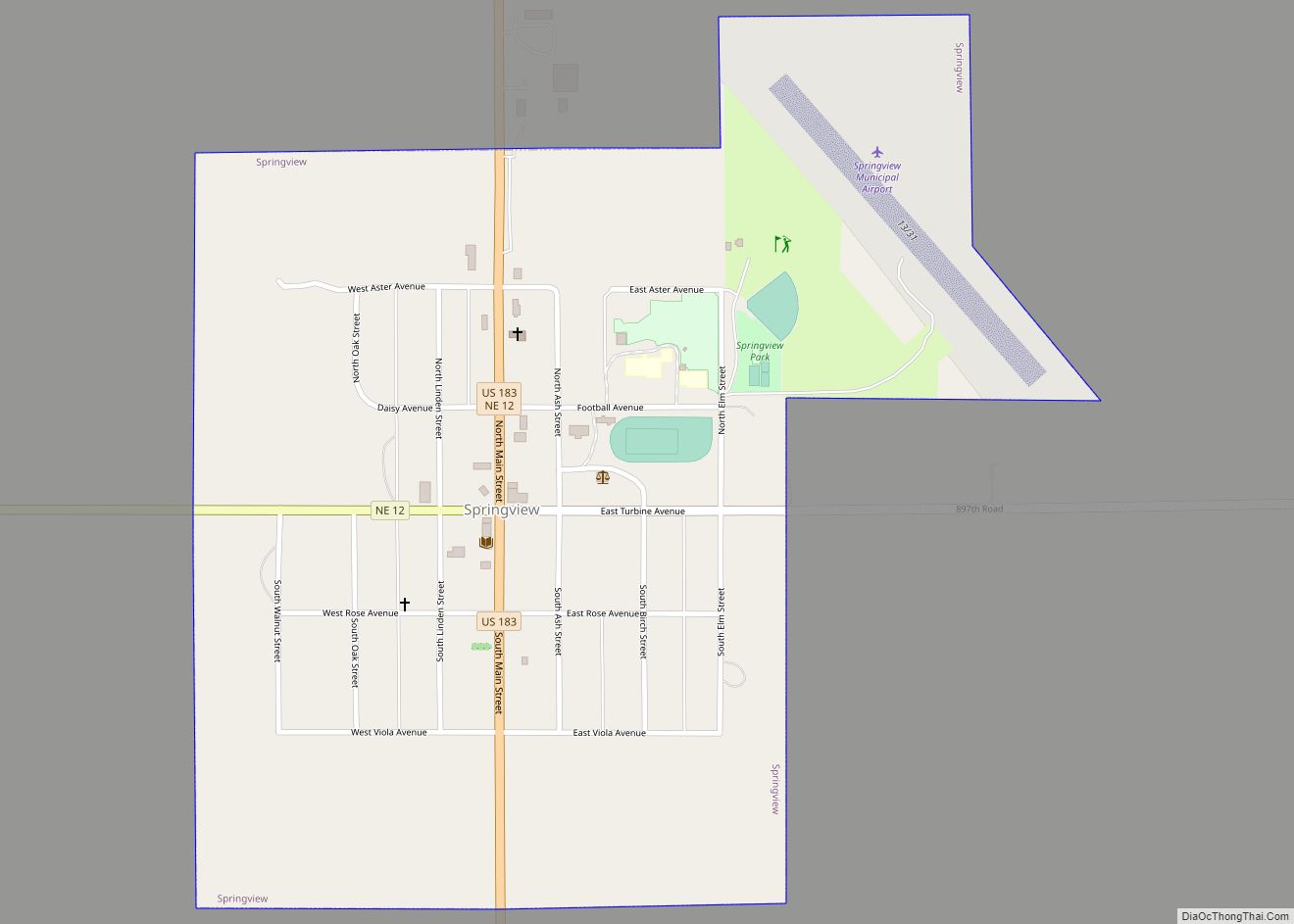Map of Springview village
