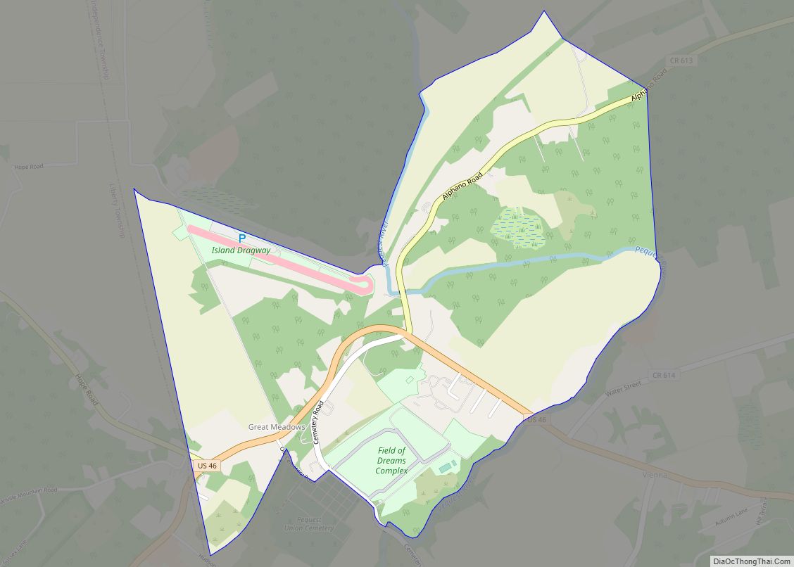 Map of Great Meadows CDP