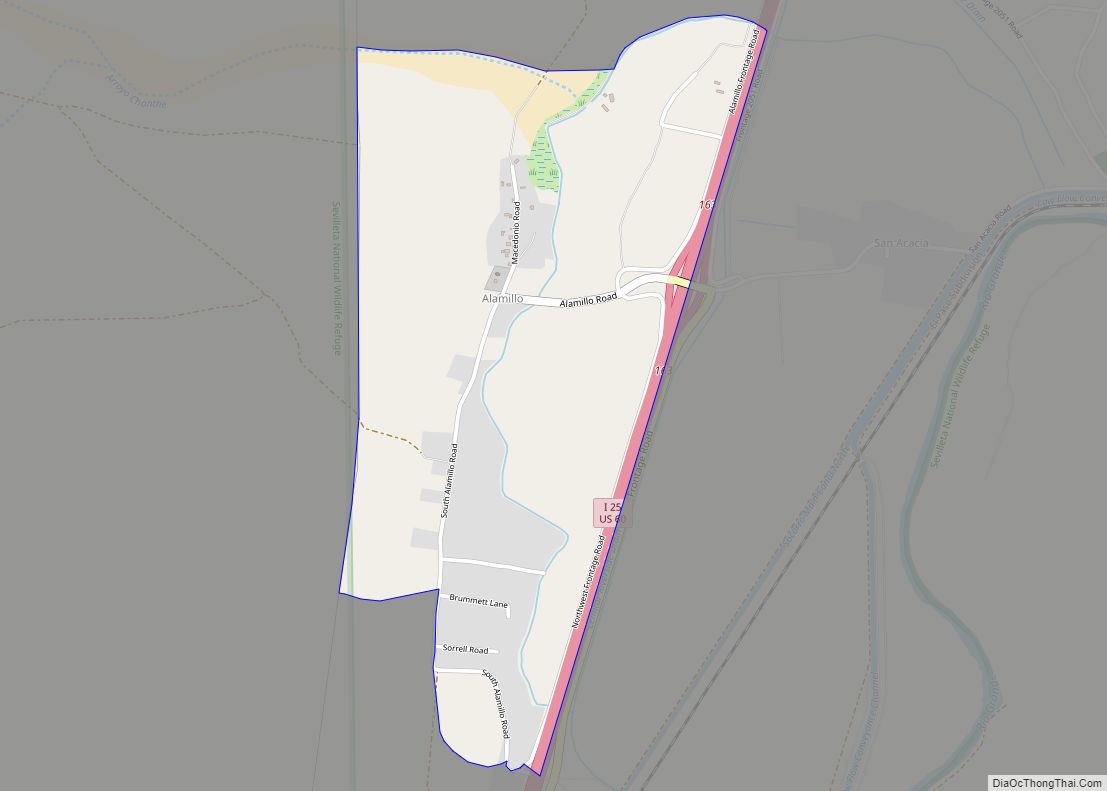 Map of Alamillo CDP