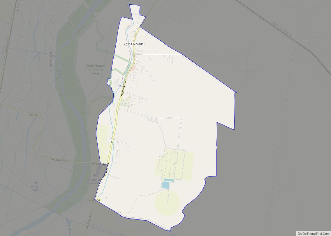 Map of Casa Colorada CDP