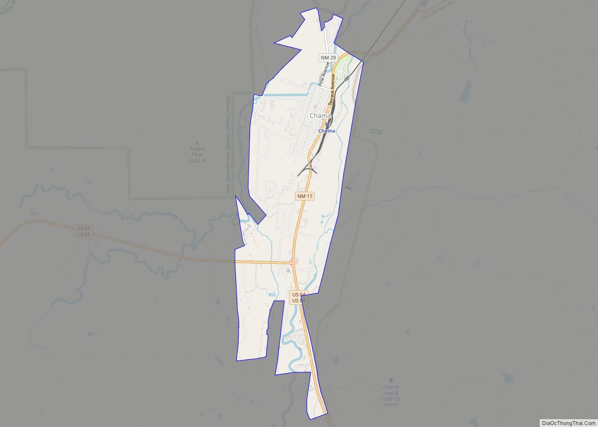 Map of Chama village