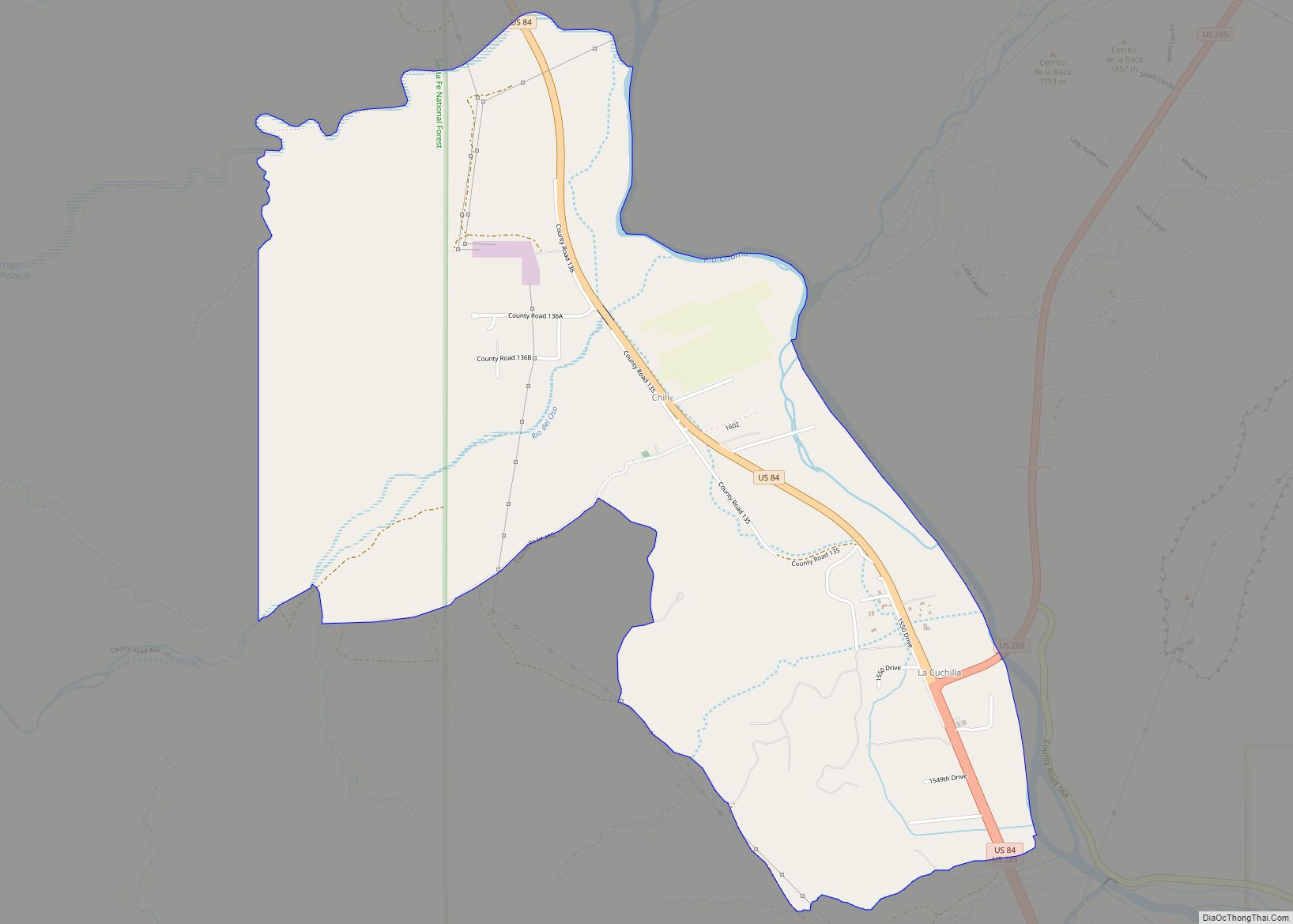 Map of Chili CDP